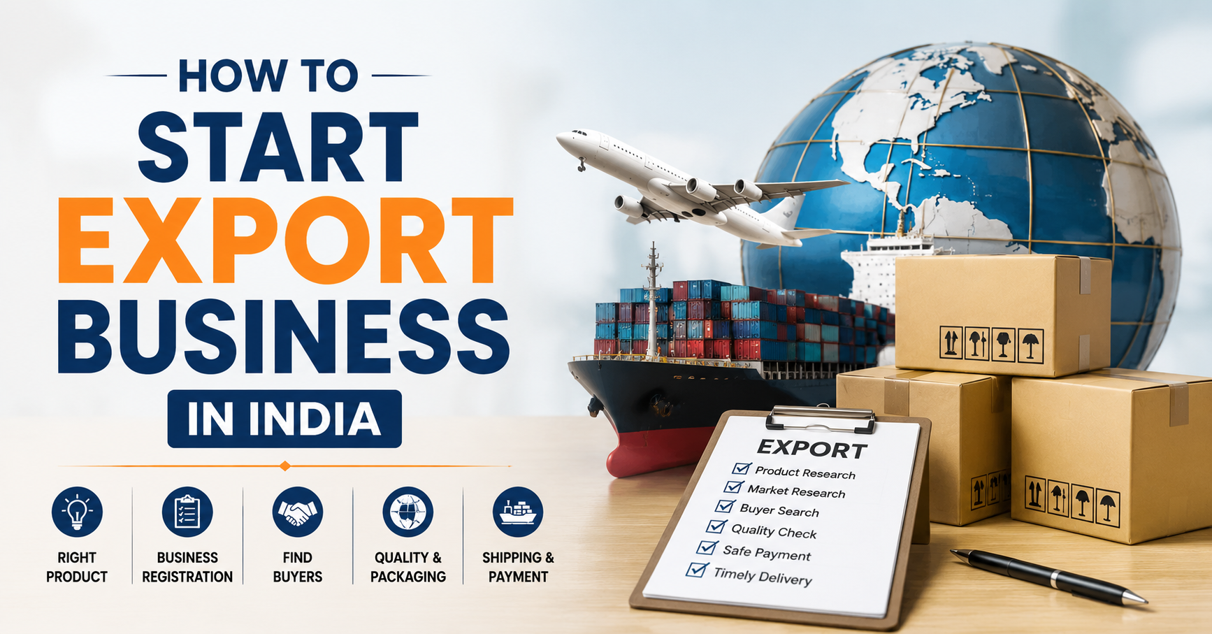 How to Start Export Business in India 